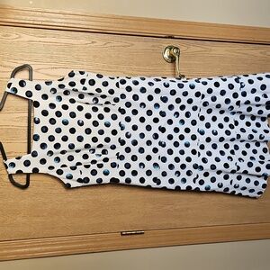Talbots polkadot summer dress